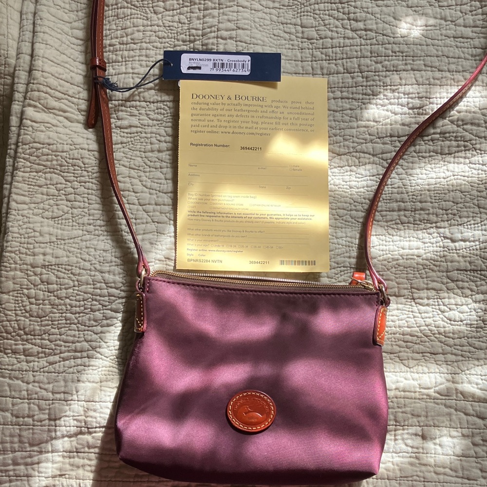 Dooney & Bourke Purple Crossbody Bag